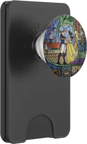 Vista 6 de Disney Beauty and The Beast - PopSockets PopGrip para vidrieras bailarinas para MagSafe