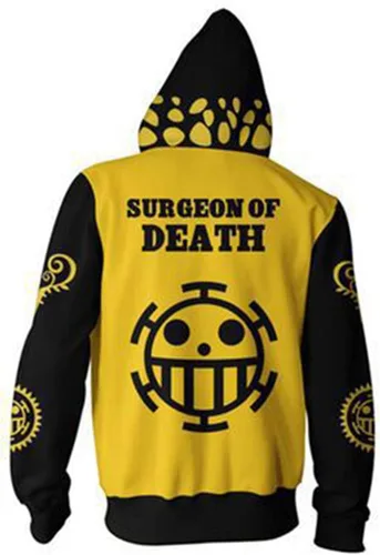 Vista 4 de yuanzhoulv Sudadera con capucha de anime Trafalgar Law Luffy, disfraz de cosplay