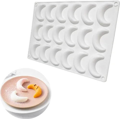 Vista 9 de mostsom Mini molde de silicona de conejo para hornear chocolate, galletas, muffins, magdalenas, brownies, pudín de pastel