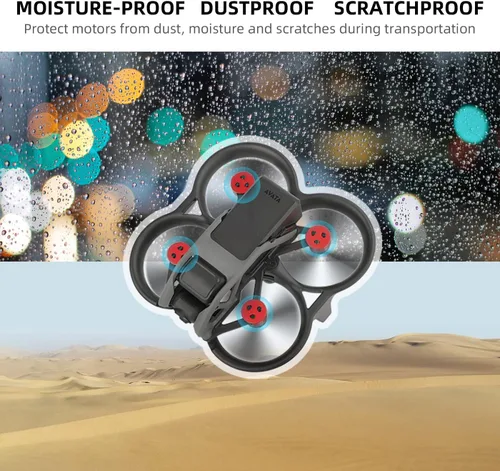 Vista 5 de Accesorios para drones Cubierta de motor de aleación de aluminio Tapa de protección contra polvo para AVATA