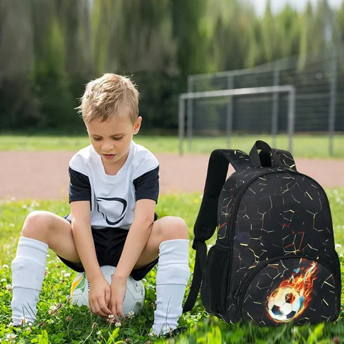 Vista 2 de Mochila para niños pequeños de 15 pulgadas para niños preescolares Kindergarten School Mochila para libros para guardería, guardería y viajes