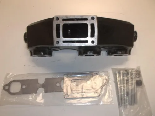 Vista 3 de FASWORX Kit de codo elevador colector de escape compatible con Volvo Penta GM 4.3L