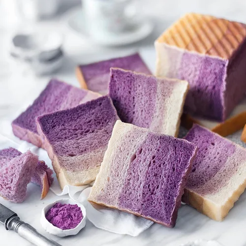 Vista 4 de Suncore Foods Lila Taro Yam Powder 5oz (batata morada) Sin gluten
