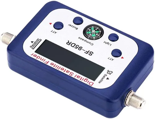 Vista 7 de Zopsc Mini medidor de satélite digital buscador de satélite LCD buscador de fuerza plato Sat Directv LCD Signal Strength Finder for Dish