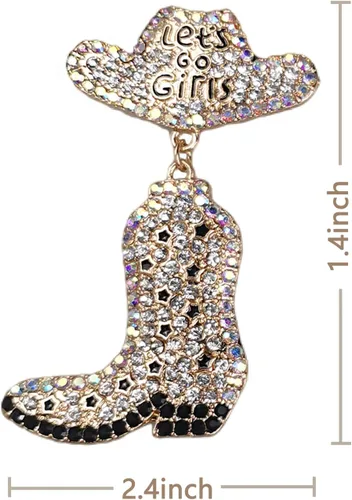 Vista 3 de Regalo de despedida de soltera, pendiente occidental, diamantes de imitación para niñas, Turquesa Diamante de imitación