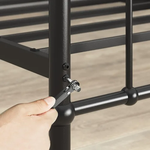 Vista 10 de Zinus Florence - Base de cama con plataforma de metal, base de colchón, no necesita somier, fácil montaje, color negro, tamaño matrimonial