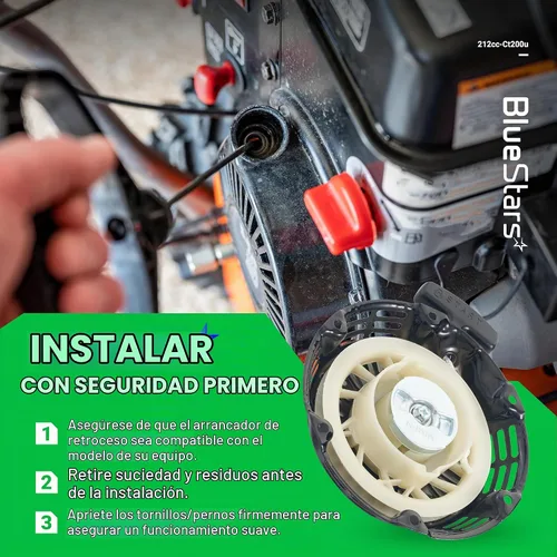Vista 8 de BlueStars 212 Ct200u Arrancador de retroceso para Predator 212 196cc 212cc 224cc 6.5HP 7HP OHV Motor Coleman CT200U BT200X CT200U-EX KT196 Mini