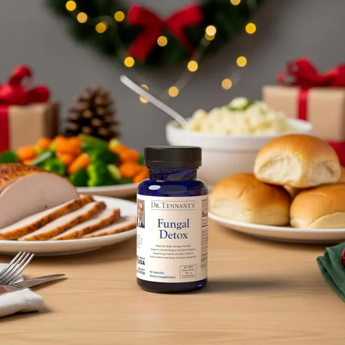 Vista 3 de Dr. Tennant's Desintoxicación fúngica Limpieza por Candida, estado de ánimo y equilibrio hormonal Promueve niveles saludables de levadura