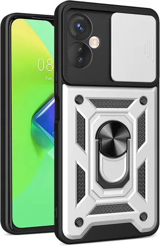 Vista 107 de Compatible con Tecno Camon 18P Bracket Shell, Slide Camera Lens Cover Case Azul