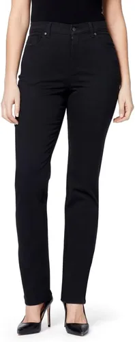 Vista 19 de Gloria Vanderbilt - Pantalones de mezclilla Amanda clásicos, de tiro alto y perneras cónicas petite para mujer Callisto
