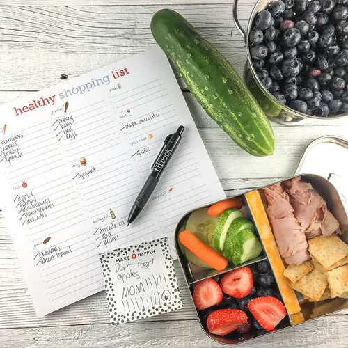 Vista 6 de Fitlosophy Eat Fit - Planificador semanal de comidas, lista de compras y guía de preparación de comidas, 40 páginas