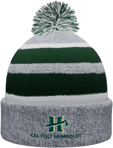 Vista 8 de NCAA Prime - Gorro de punto de invierno con pompón plegable