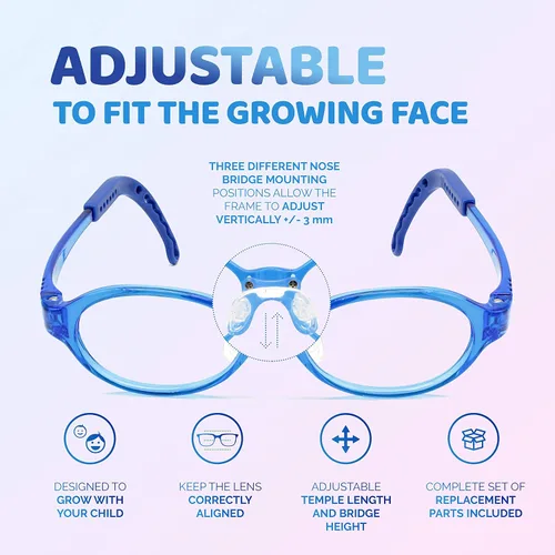Vista 3 de Tempo Gafas ajustables para niños - Gafas graduadas para niños - 2001
