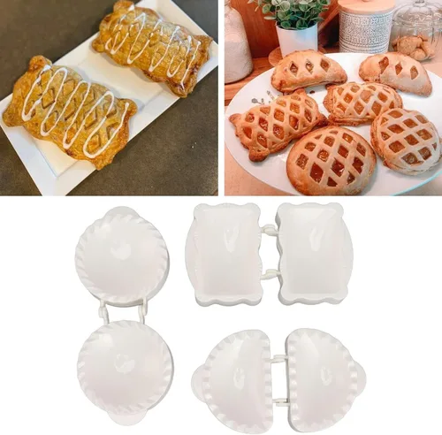 Vista 6 de Mini pastel de mano pastel Bakeware vacaciones Halloween hornear prensa cortador para formas fabricante Navidad para kit de moldes pastel