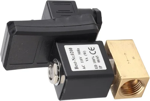 Vista 7 de Válvula de drenaje automática del compresor de aire 110V AC con función de temporizador para sistemas de aire comprimido Secadoras Válvula