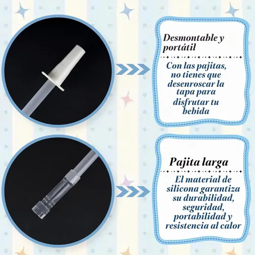Vista 4 de Botella de agua aislada con tapa, botella de agua de acero inoxidable de 24 onzas para niños, niñas, botella de agua aislada al vacío de doble pared