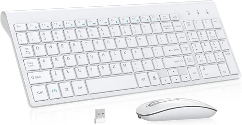 Vista 10 de cimetech EasyTyping KF10 - Combo de teclado y mouse inalámbricos, [teclas de interruptor de tijera silenciosas], [teclas que ahorran esfuerzo]