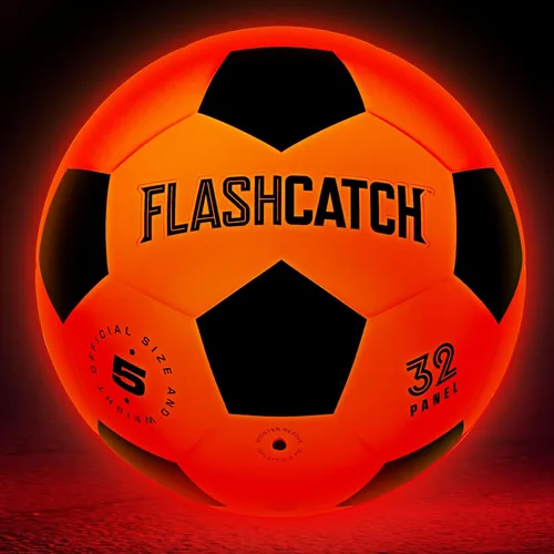 Vista 9 de FlashCatch Balón de fútbol iluminado – brilla en la oscuridad – NO 5 – Regalos de equipo deportivo para niños y niñas de 8 a 15 años en adelante