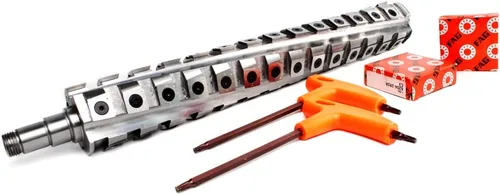 Vista 4 de Cabezal de corte helicoidal mejorado para cepilladora DeWalt DW735 DW735X de 13