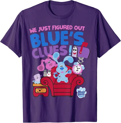 Vista 59 de Blue's Clues & You Group Shot Just Figured Out Blue's Clues Camiseta Negro