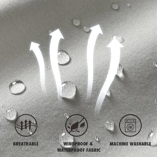 Vista 2 de MYJAJAYI Chaqueta cortavientos ligera para hombre, impermeable, con capucha, con cierre de cremallera