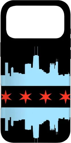Vista 22 de Chicago Flag Skyline City of Chicago Pride Case for iPhone 17