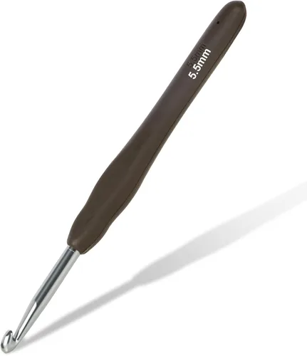 Vista 11 de Ganchos ergonómicos de ganchillo de 0.236 in con mango de agarre cómodo para artritis y alivio del dolor de manos, agujas de ganchillo fáciles