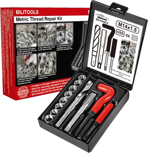 Vista 20 de BILITOOLS - Kit de reparación de roscas helicoidales métricas