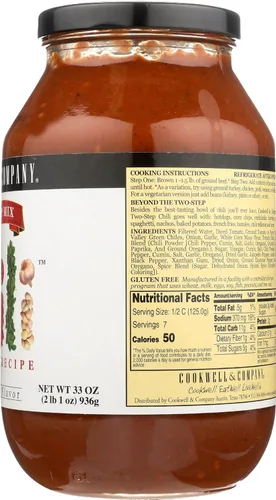 Vista 7 de cookwell & Company All Natural Paso de dos Chili – Mix, 34 onza Jar