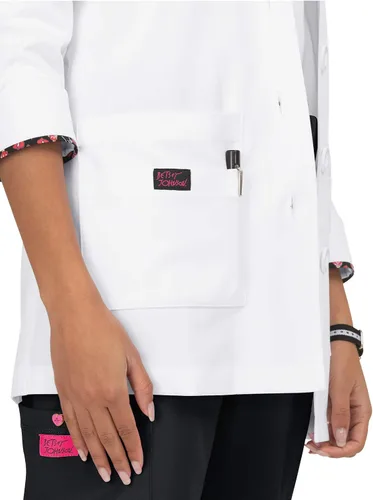 Vista 3 de KOI Betsey Johnson B402 - Abrigo de laboratorio para mujer (ligero)