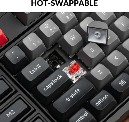 Vista 2 de Keychron Q3 Pro SE Wireless Custom Mechanical Keyboard, QMK Programmable Full Aluminum TKL Layout BluetoothWired RGB with Hot-swappable Keychron K