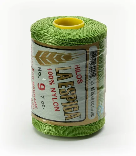 Vista 17 de N° 9 - 100% Cordón de Hilo de Nylon Omega para Tejer y Crochet - 01 Blanco