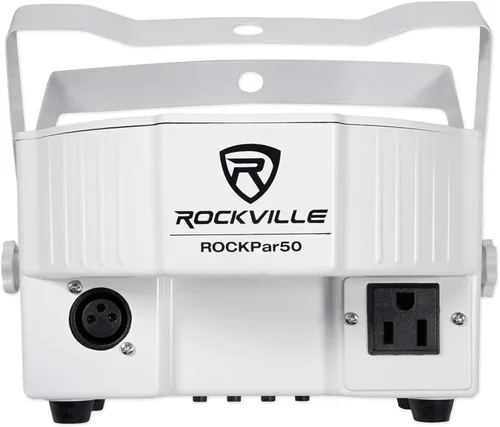 Vista 6 de (2) Rockville LED RGB Par puede lavar paquete de luz: luz de lavado DJ/club/escenario, (1) bolsa de viaje universal, (1) cable de iluminación DMX