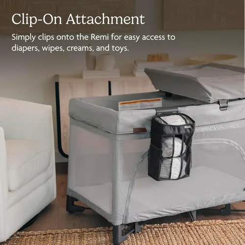 Vista 3 de UPPAbaby Remi - Organizador de cambiador/accesorio fácil de enganchar/almacena cuidadosamente los artículos esenciales de pañales