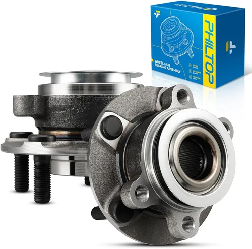 Vista 16 de PHILTOP 512012 x2 Conjunto de cubo de cojinete de rueda trasera para Volkswagen Jetta for 1998-2010 Volkswagen Beetle, 1999-2005 Volkswagen Jetta
