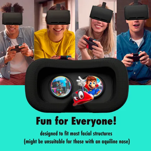 Vista 8 de Orzly Grips & VR Headset for Nintendo Switch