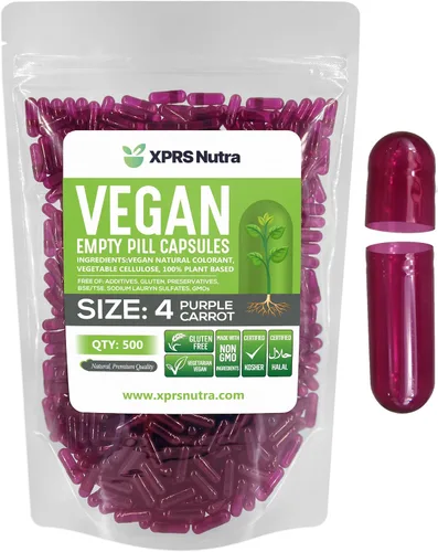 Vista 17 de XPRS Nutra Tamaño 4 Cápsulas vacías - 100 unidades de pequeñas cápsulas veganas vacías - Píldoras vegetarianas DIY para rellenar con vegetales - Agua