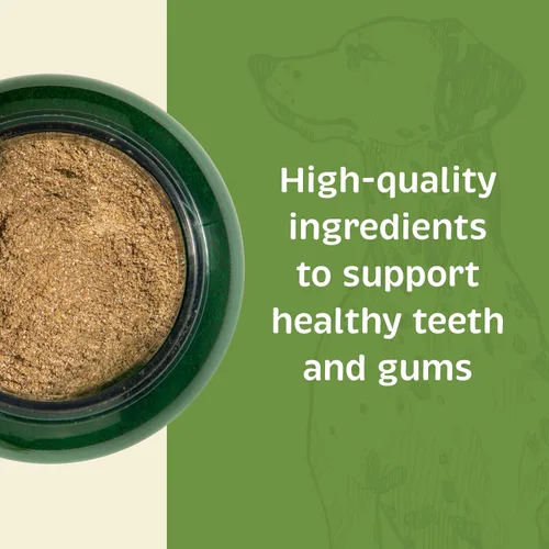 Vista 3 de Spirited Paw Dental - Soporte bucal saludable para gatos y perros, ambientador de aliento rico en minerales, escamas orgánicas de algas y perejil