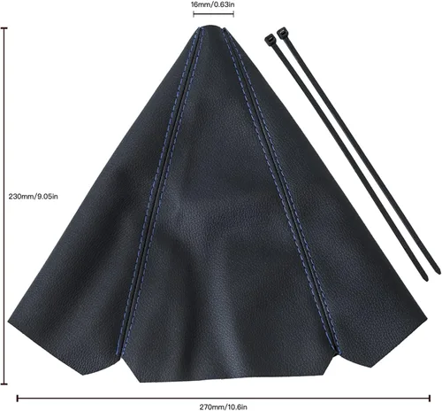Vista 4 de Funda universal para maletero y pomo de palanca de cambios para vehículos automáticos y manuales, protege tu equipo con este juego de accesorios