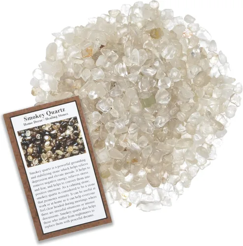 Vista 14 de Fantasia Materiales: 1 lb piedras con chip de Amazonita con tarjeta de identificación de Brasil