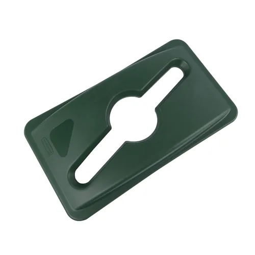 Vista 3 de Rubbermaid Commercial Products Slim Jim Tapa con Bisagras para Uso con Contenedores Slim Jim Ventilados de 16/23 GAL para Negro