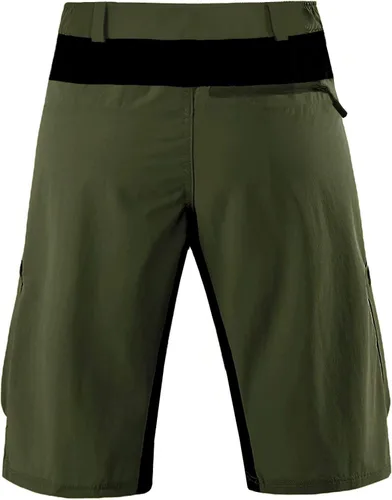 Vista 2 de MAGCOMSEN Pantalones cortos de senderismo para hombre 5 bolsillos antidesgarros secado rápido pantalones cortos deportivos de verano
