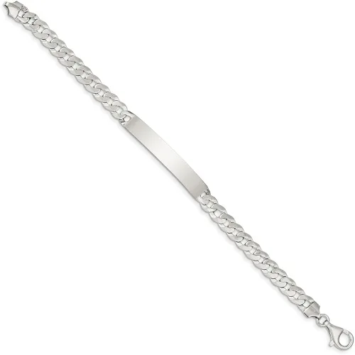 Vista 2 de Black Bow Jewelry - Pulsera de plata de ley para hombre (0.276in)