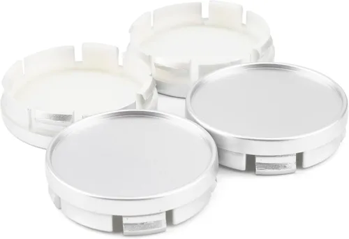 Vista 2 de 4 piezas de tapas centrales de 2.15 pulgadas para aros, compatibles con tapas centrales para aros de Ford Edge Escape Focus Fusion C-Max, reemplazo