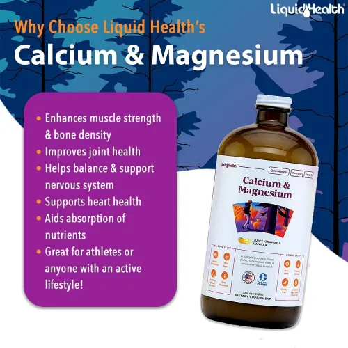 Vista 6 de LIQUIDHEALTH Mega Energy - Paquete de vitaminas líquidas de complejo B, calcio y magnesio para adultos, aumenta el nivel de energía natural, apoya