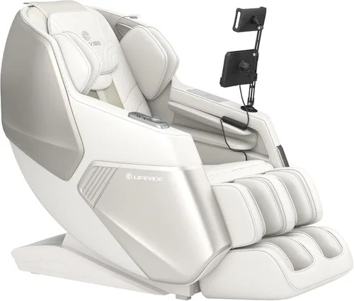 Vista 10 de VAT - Silla de masaje de cuerpo completo VibroAcoustic Sonic Wave, SL-Track Zero Gravity reclinable con 25 modos automáticos, escaneo corporal Negro