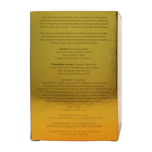 Vista 2 de Miel pura para mujeres por Kim Kardashian - Espray EDP de 3.4 oz