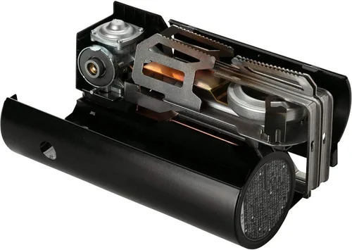 Vista 3 de Estufa Portátil Snow Peak para Hogar y Campamento, Estufa de Camping, Mochilero, Encendido Automático, Negra Uso versátil para acampar, mochileros