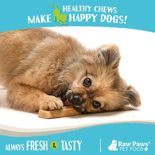 Vista 5 de Raw Paws Himalayan Yak Chews para perros - Masticables pequeños (10 unidades) - Queso de yak