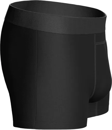 Vista 9 de PROTECHDRY - Calzoncillos tipo bóxer de algodón lavables y reutilizables para incontinencia urinaria para hombres (negro, talla S)